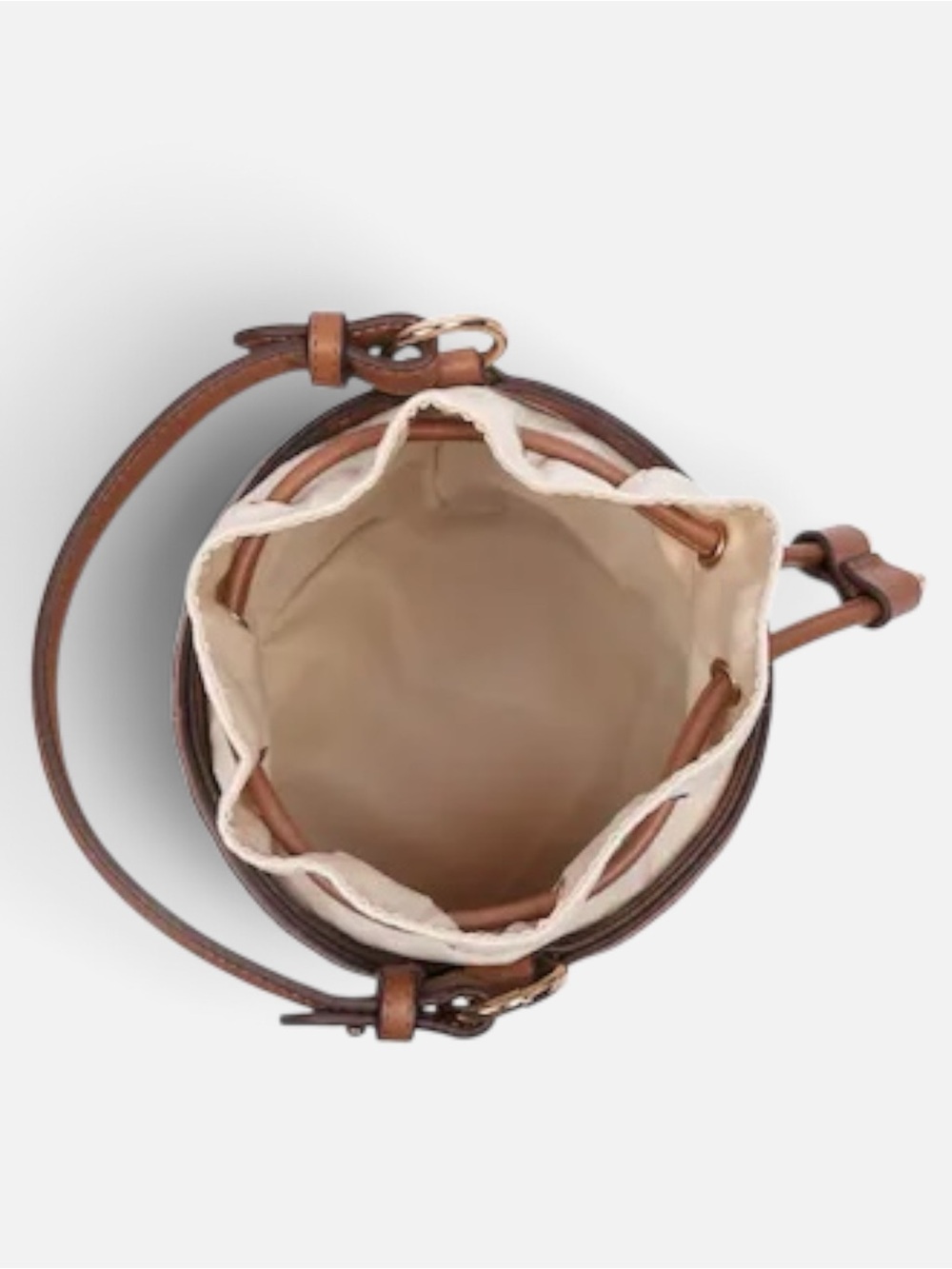NEW Tommy Bahama 2026 Cinch Drawstring Mini Bucket Satchel Crossbody Bag NWT - Picture 6 of 13